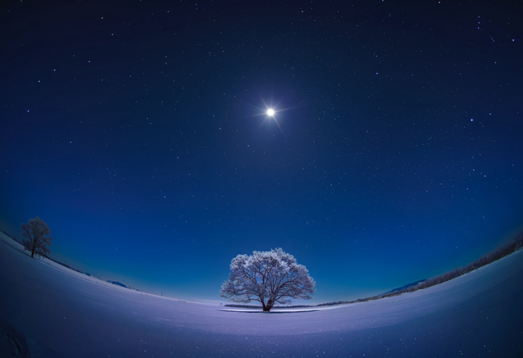 プラネタリウム映像「銀河鉄道の夜」でも知られるKAGAYA氏の“星空写真家”としての作品展が開幕 ｜デザインを深掘り MdN