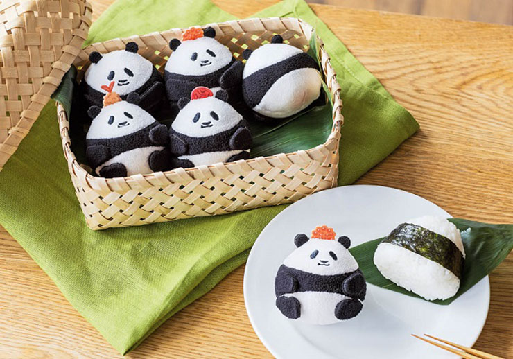 フェリシモ、神戸市立王子動物園のパンダ「タンタン」おにぎり型