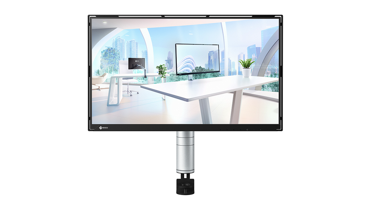 EIZO、23.8型フルHD液晶モニターと専用デスクスタンドのセット