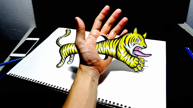 驚きのトリックアート作品を楽しめる特別展 永井秀幸 とびだす ふしぎな3dアートの世界 アート イベント ニュース デザインってオモシロイ Mdn Design Interactive