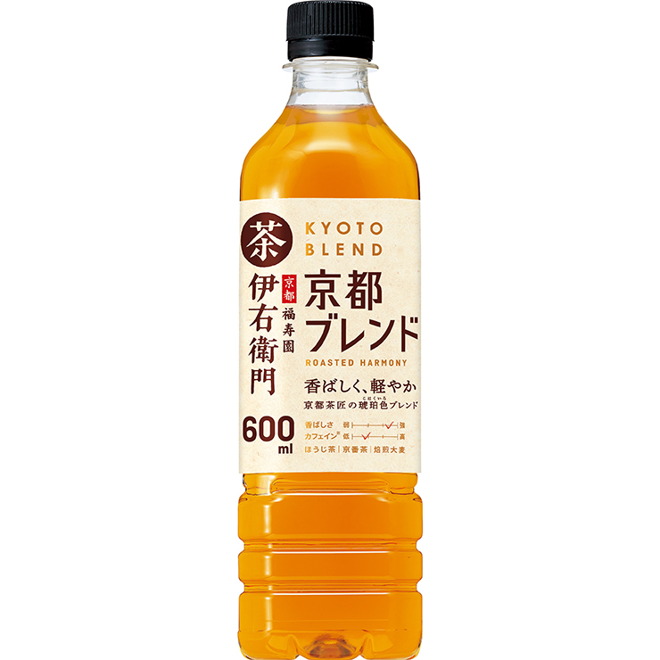 伊右衛門 京都ブレンド』の飲料パッケージのフォントを紹介