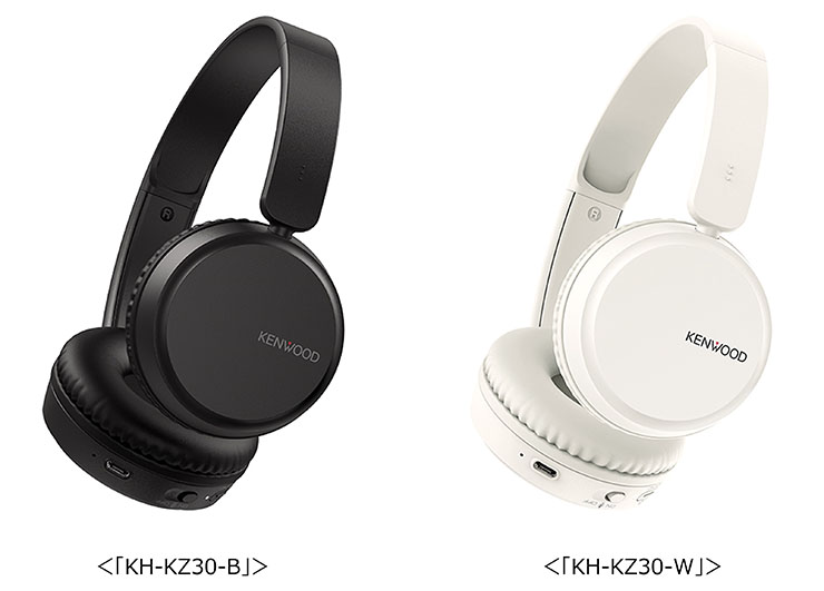 プロレスケンドー ヘッドギア 光沢デザイン KENWOOD、高音質ネオジムドライバーユニット搭載ヘッドホン「KH₋KZ30