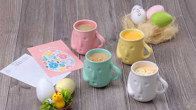 Pasah、「はにわぷりん」のパステルカラーのイースターセットを数量