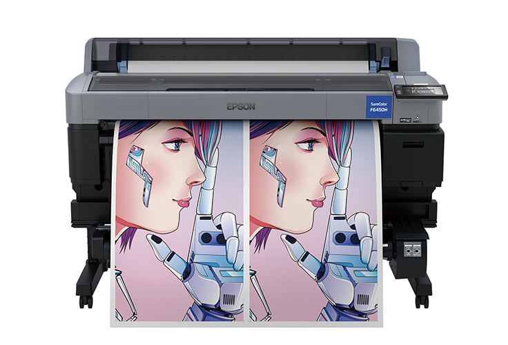 エプソン、6色モデルの大判インクジェットプリンタSureColor「F6450H