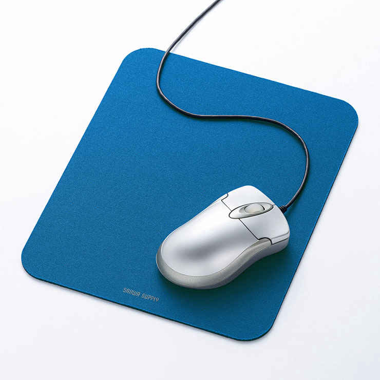 Uncle Panda ガラスマウスパッド ブルー Uncle P Glass b | マウス