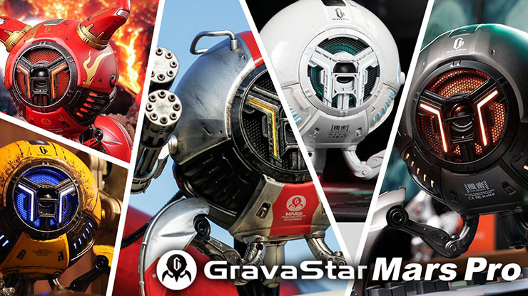 きびだんご、サイバーパンクデザインのスピーカー「Gravastar Mars Pro