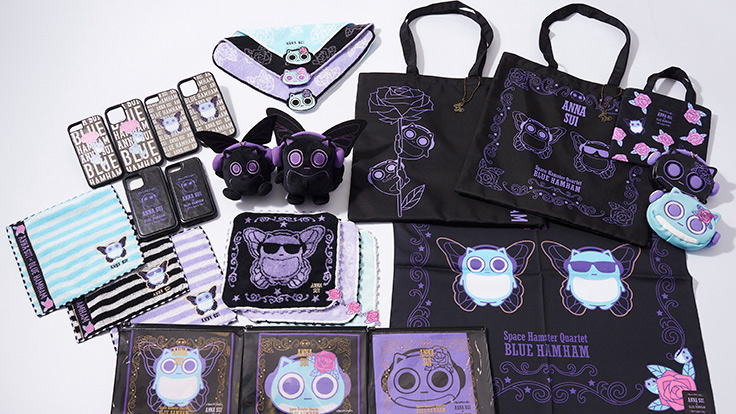 ANNA SUI ブルーハムハム　トート　ハンドタオル ANNA SUI ブルーハムハム トート ハンドタオル - メルカリ