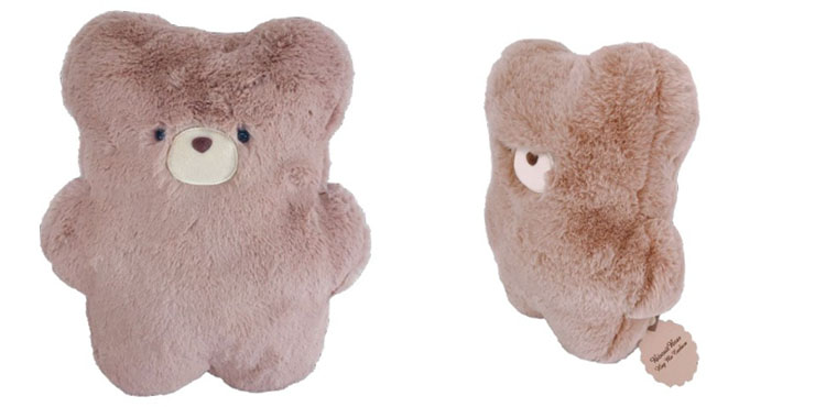 ヴィレヴァン ビスケットのような丸みがかわいい くまのハグミークッション を発売 新製品 ニュース デザインってオモシロイ Mdn Design Interactive