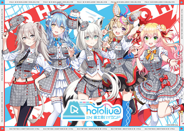 富士急　白上フブキ 白上フブキ 缶バッジ ホロライブin富士急ハイランド～SNOW WORLD