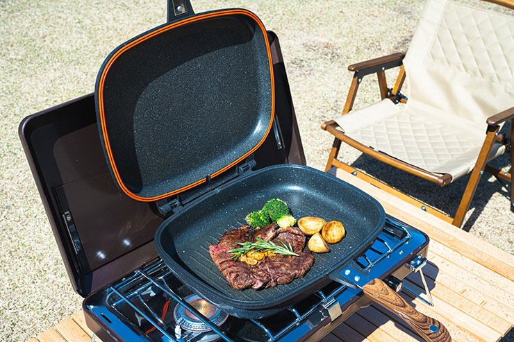 ダブルグリルパン　チタン　DOUBLE GRILL NEOKLEIN アウトドア ダブルグリルパン チタン DOUBLE GRILL NEOKLEIN アウトドア