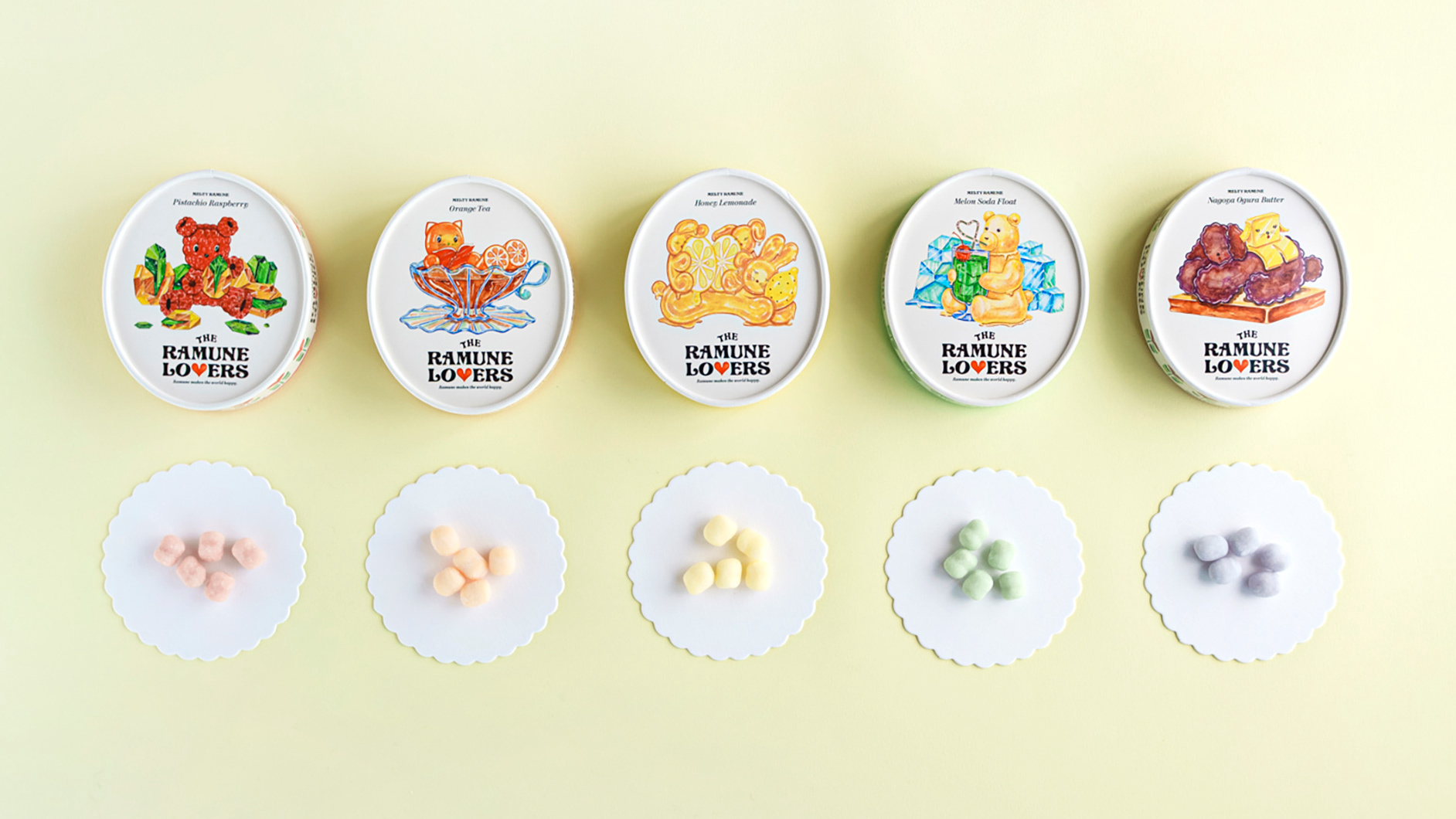 お菓子のパッケージに秘められた想い 甘いときめき 小さな宝箱 新感覚のラムネ菓子 The Ramune Lovers 甘いときめき 小さな宝箱 アート カルチャーと遊ぶ 暮らすをデザインする デザインってオモシロイ Mdn Design Interactive