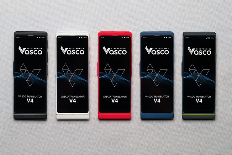 通信料が永年無料のポータブル自動翻訳機「Vasco Translator V4