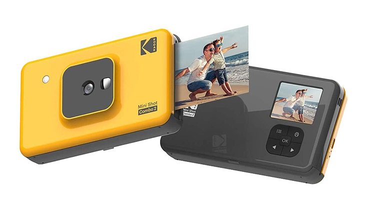 インスタントカメラとしても使える！KODAK製の撮影機能付き