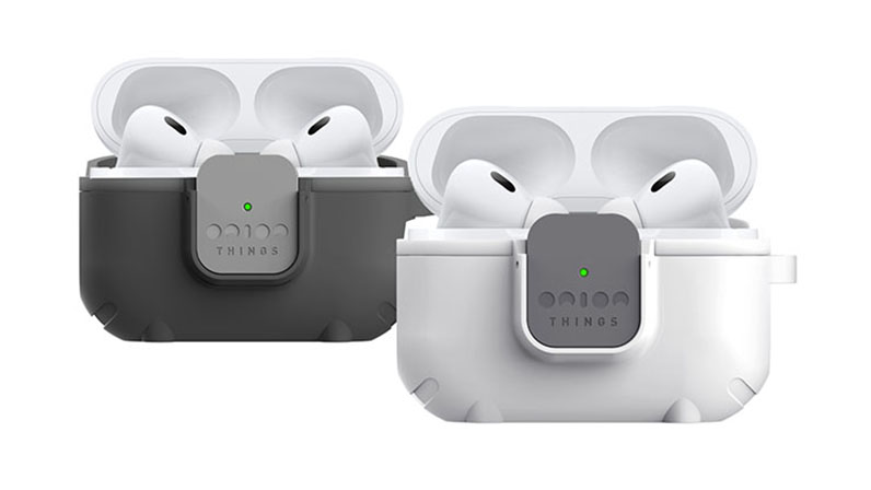 片手で使えるワンクリックオープン機構を搭載したAirPodsケース