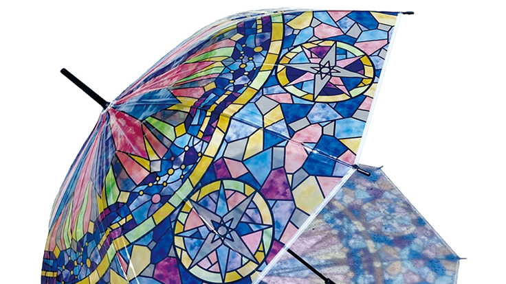 ヴィレヴァンオンラインに「ステンドグラス傘」が登場 ｜デザインを深