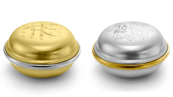 泰星コイン、ピエール・エルメとフランス国立造幣局によるマカロン型の