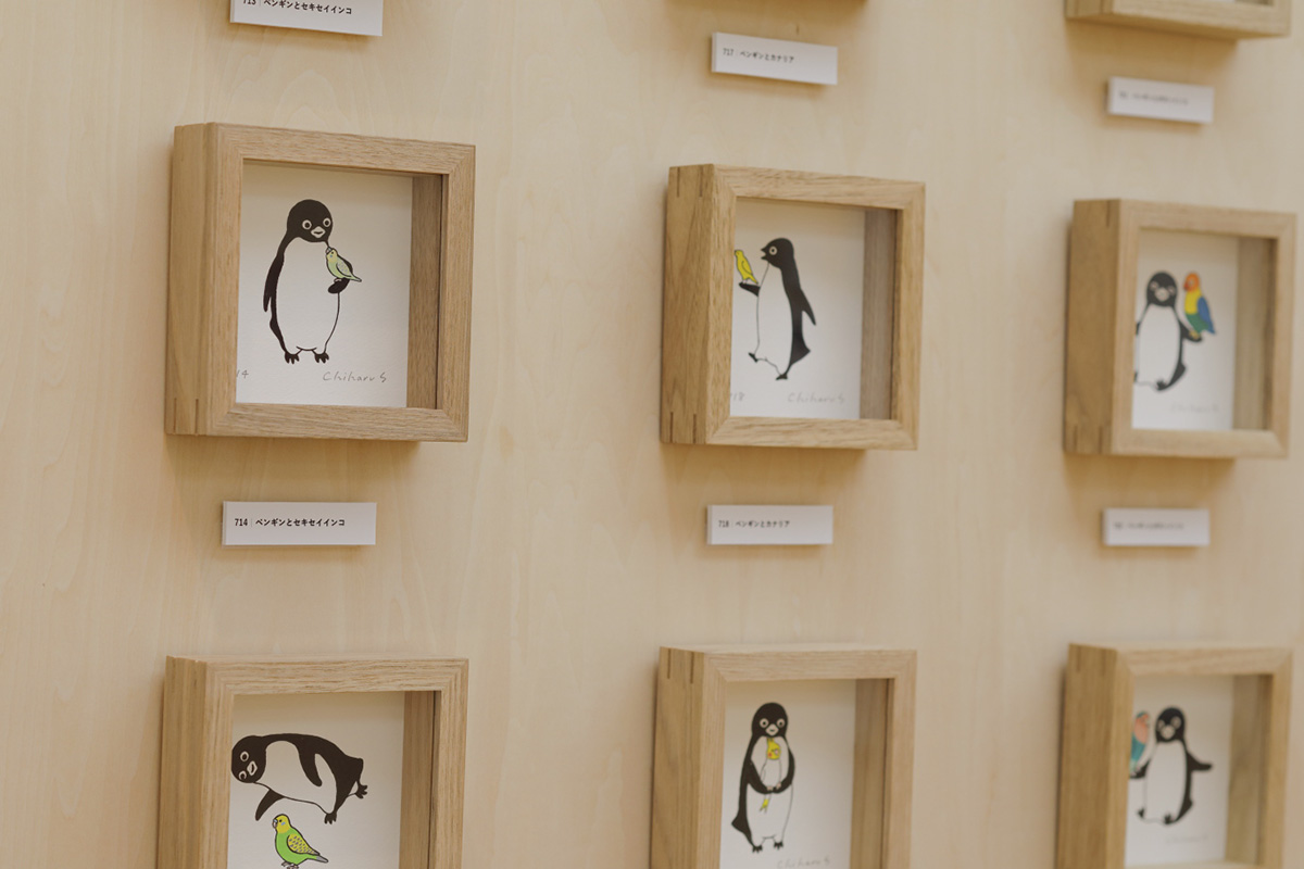 さかざきちはる氏の約100点の原画の展示「ペンギンアパートメント大阪