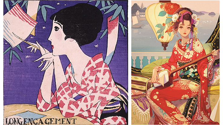 イラストレーターのマツオヒロミ氏と竹久夢二作品のコラボをテーマに