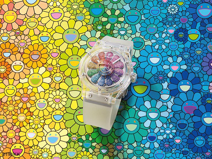 ウブロが世界100本限定で販売される村上隆氏とのコラボ腕時計の第2弾を発表 新製品 ニュース デザインってオモシロイ Mdn Design Interactive