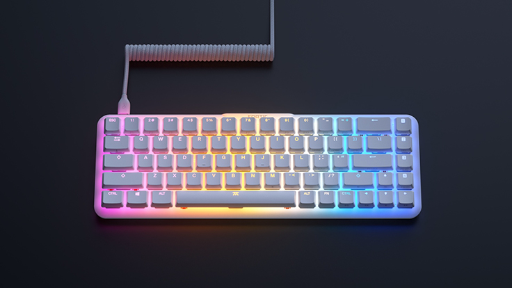 ネイビーシー fnatic STREAK65 LP ゲーミングキーボード