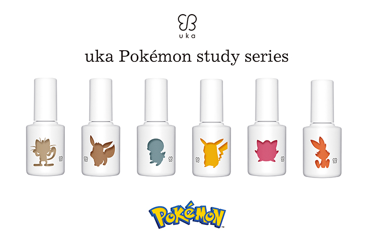 ピカチュウなど6匹のポケモンをイメージしたネイルカラー Uka Pokemon Study Series 新製品 ニュース デザインってオモシロイ Mdn Design Interactive