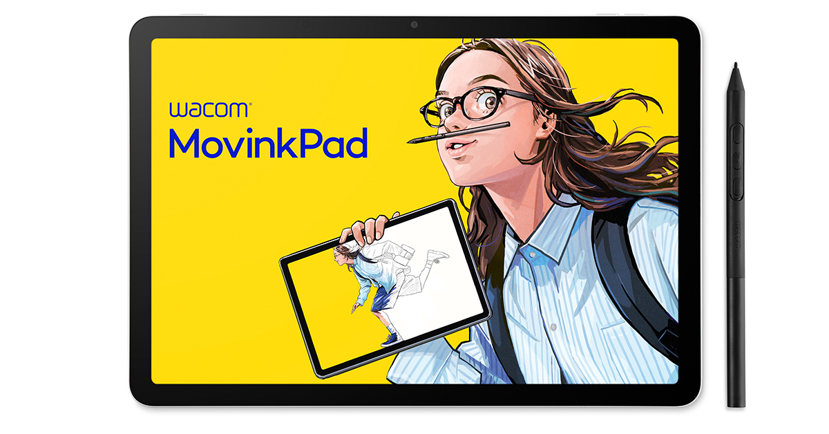 ワコム、描くことに特化した設計のAndroidタブレット「Wacom MovinkPad