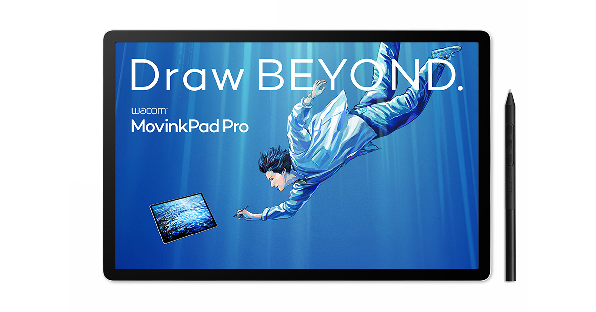 Androidタブレット本体 MovinkPad Pro 14 ワコム、描くことに特化した14型のタブレット「Wacom MovinkPad Pro 14