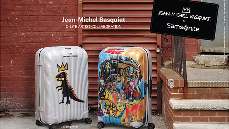 サムソナイト、バスキアのアート作品とコラボしたスーツケースを発売|新製品|ニュース｜デザインってオモシロイ -MdN Design  Interactive-
