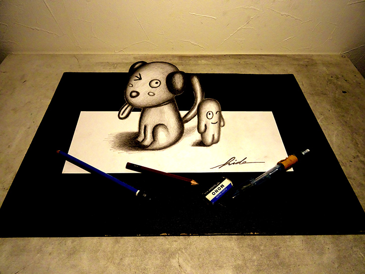 驚きのトリックアート作品を楽しめる特別展 永井秀幸 とびだす ふしぎな3dアートの世界 アート イベント ニュース デザインってオモシロイ Mdn Design Interactive