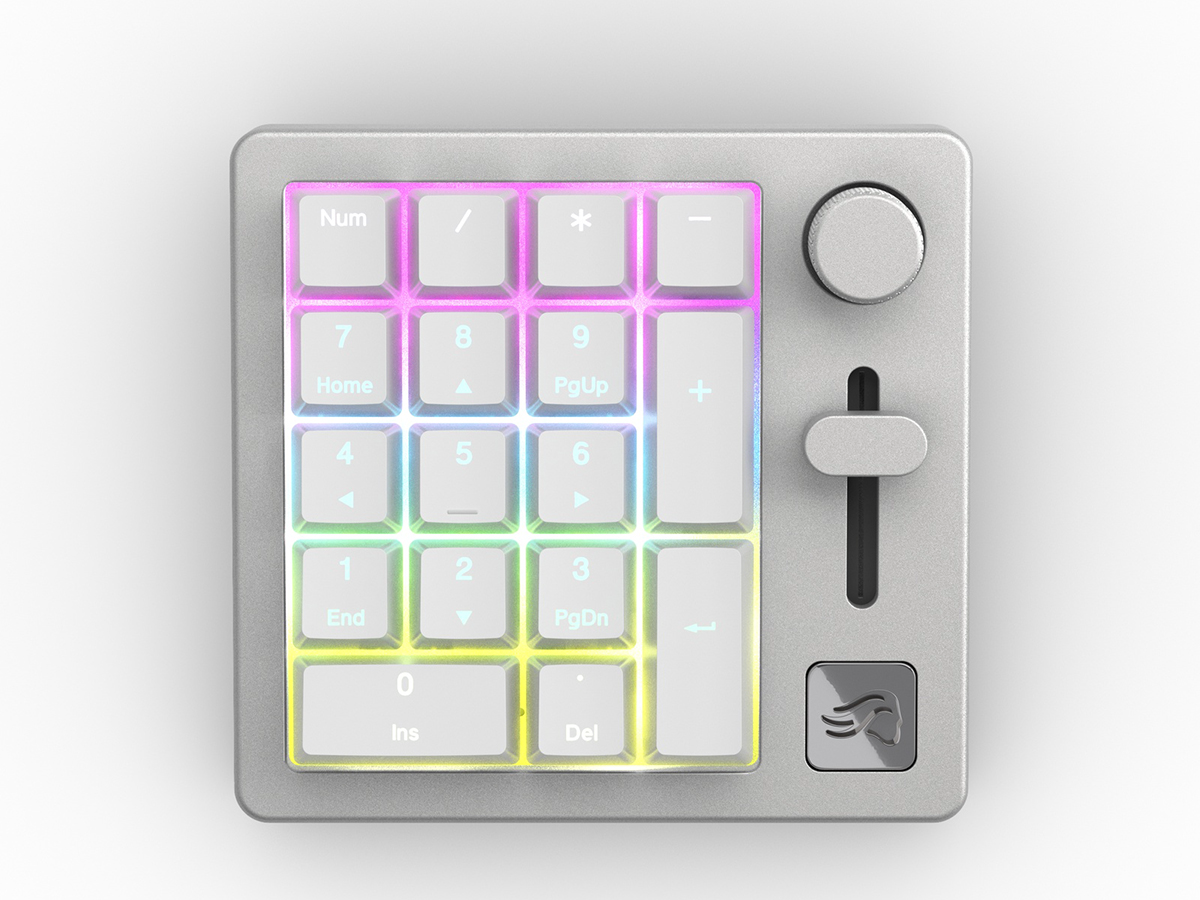 M*S様 Glorious GMMK Numpad ワイヤレステンキー テンキーにスライダーやダイヤルも加えた「GMMK Numpad」〜ワイヤレス