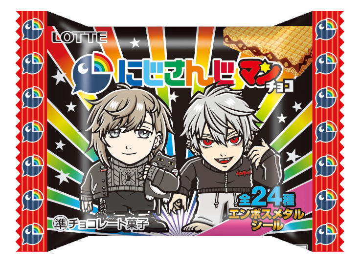 bikkuriman（LOTTE） - にじさんじマン ビックリマン 全24枚 4セット コンプリート コラボレーション bikkuriman（LOTTE） - にじさんじマン ビックリマン 全24枚 4