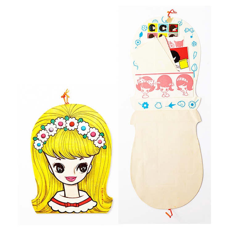 希少1960年代内藤ルネDesign I LOVE FLOWER天使【外箱あり】