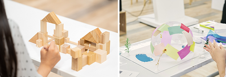 来場者が模型内の広場づくりにも参加できる「さわれる！建築模型展」 ｜デザインを深掘り MdN