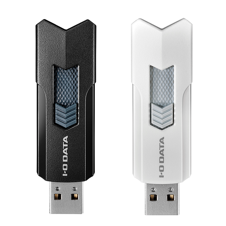 アイ オー データ機器がスライド可動部を 矢じり型 のデザインにしたusbメモリを発売 新製品 ニュース デザインってオモシロイ Mdn Design Interactive