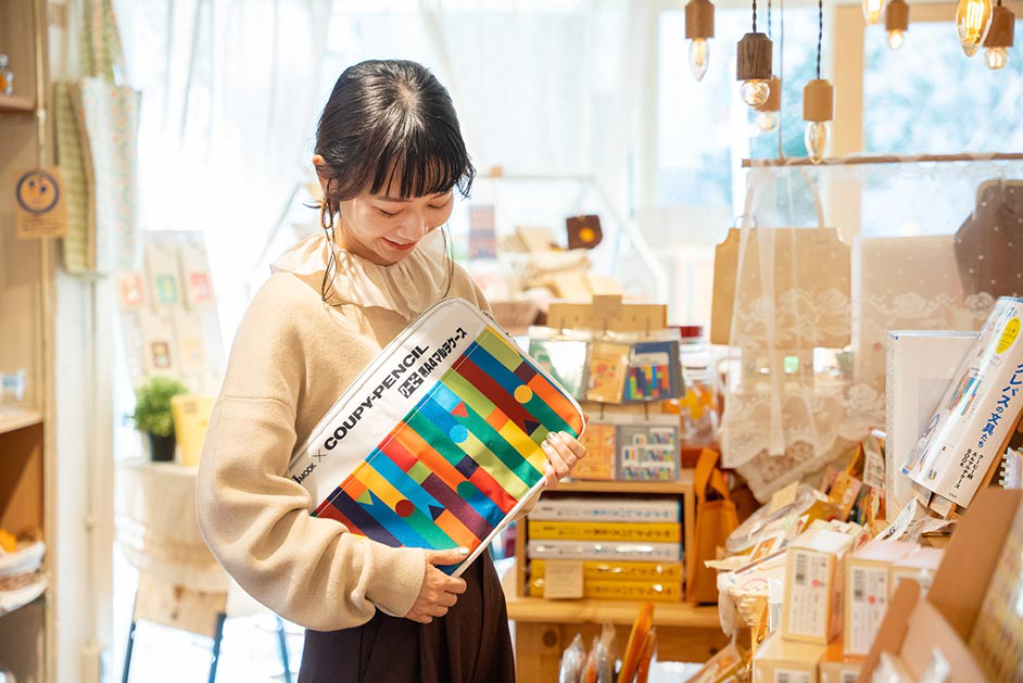 文房具セット　　tokiちゃん CRUX（クラックス） クロミ 文具セット 4点セット ティータイム柄