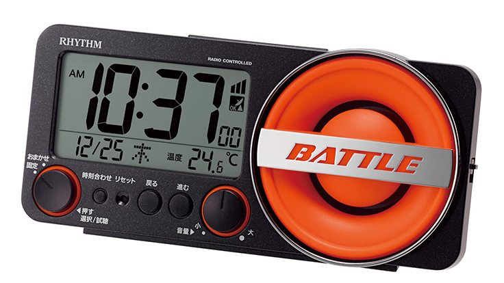 2度寝させない 大音量が特徴の目覚まし時計 フィットウェーブバトル230 新製品 ニュース デザインってオモシロイ Mdn Design Interactive