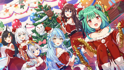 ホロライブ」初となるオリジナルのクリスマスツリーが3日間限定で登場 