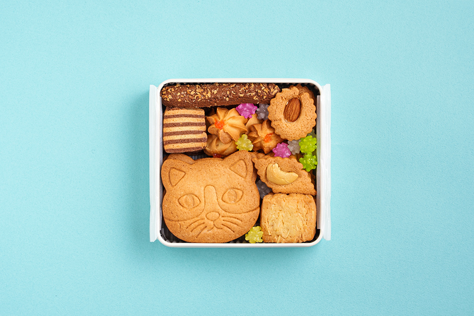 クッキー缶 ビスケット缶図鑑 2月22日猫の日 特別編 Neko Lab 猫クッキー缶 中缶 バニラ 猫クッキー プレーン とっておきのクッキー缶 アート カルチャーと遊ぶ 暮らすをデザインする デザインってオモシロイ Mdn Design Interactive