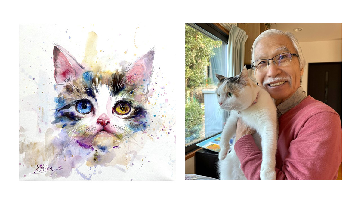 直送商品 YouTubeで として人気の水彩画家・柴崎春通 “おじいちゃん先生” 絵画