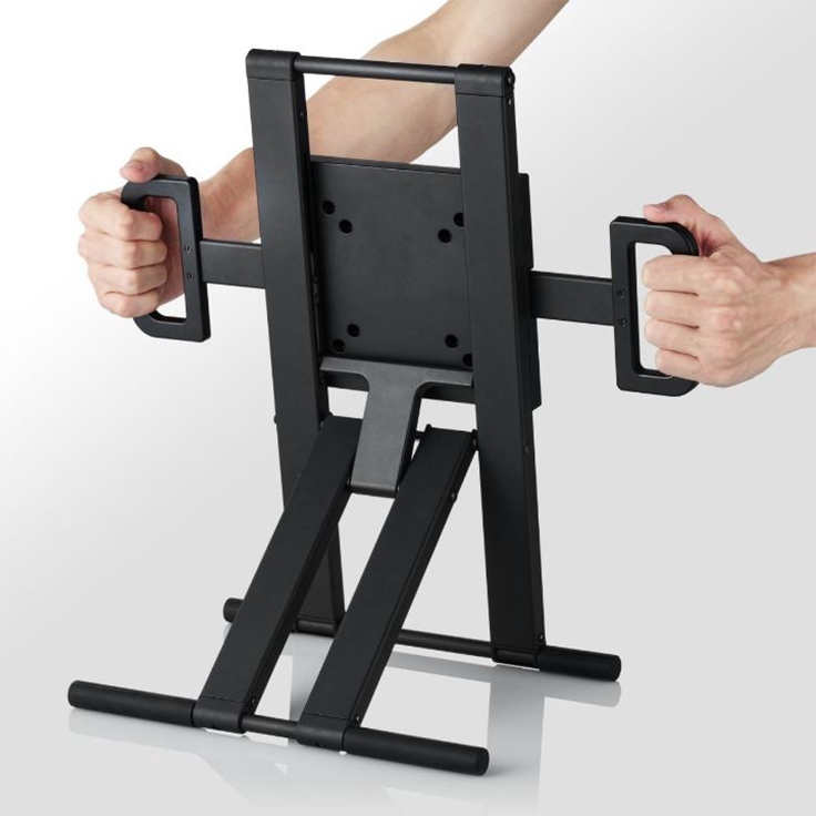 エレコム、楽な姿勢で絵を描ける液タブ用のスタンド「TB-DSDRAWPROBK