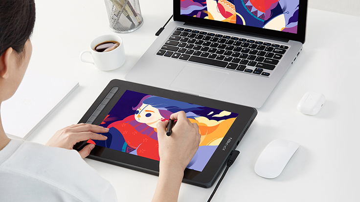 XPPen、13.3型の液タブ「Artist 13セカンド」を4色