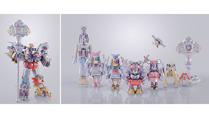 バンダイ、ディズニー創立100周年を記念した「超合金 超魔法合体