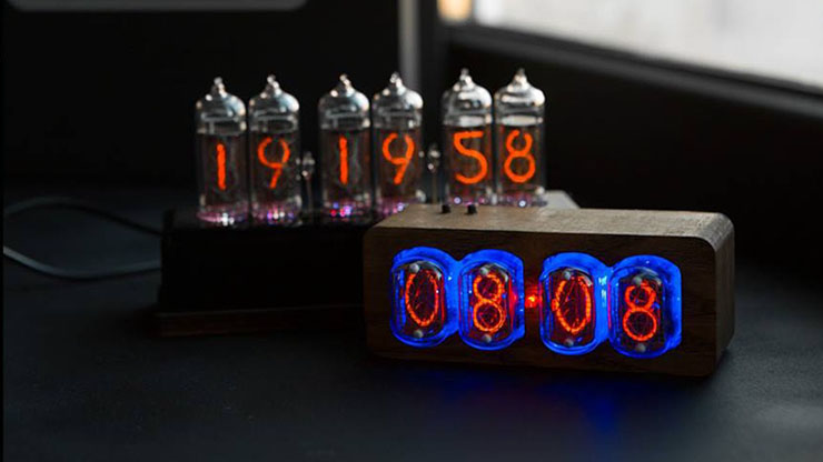 ケミック、放電管を使用した時計「ニキシー管置き時計IN-12」を発売