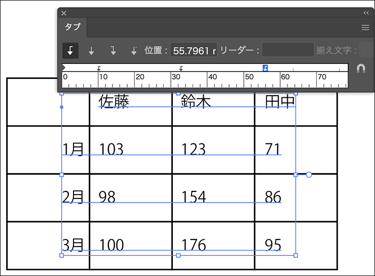 Illustrator イラレ で簡単に表が作れる2つの方法 Excelコピペ グリッドに分割 基本的な表作り 表組み 図形 Illustrator逆引き辞典 デザインってオモシロイ Mdn Design Interactive