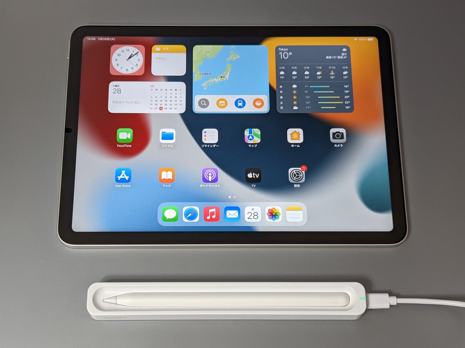 iPadAir 4 64GB (充電器無し) + Apple Pencil 2 iPadが手元になくても問題ナシ！第2世代Apple PencilをiPadなしで