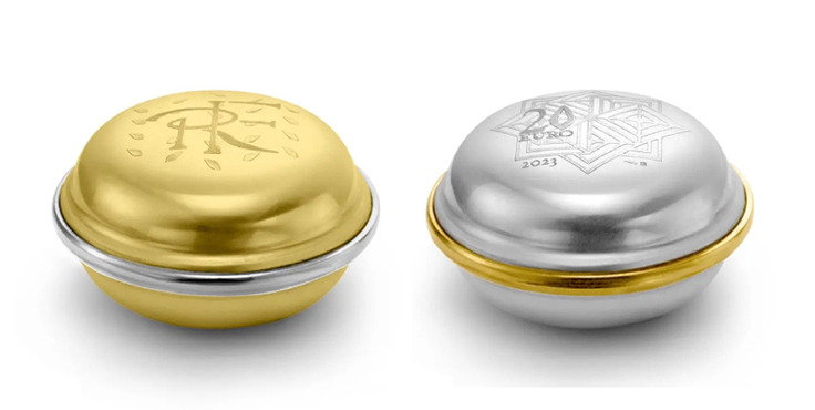 泰星コイン、ピエール・エルメとフランス国立造幣局によるマカロン型の